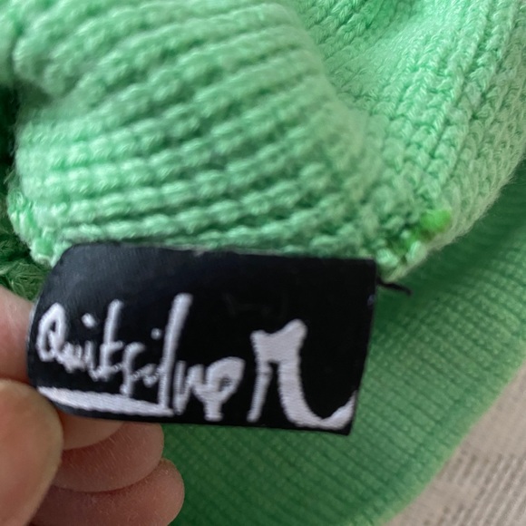 VINTAGE QUICK SILVER GREEN VISOR CAP - Picture 3 of 4